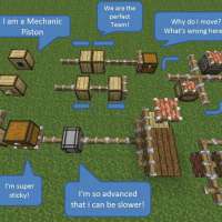 Крафт механизмов в Minecraft