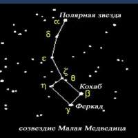 Как называется звезда отмеченная на рисунке стрелкой